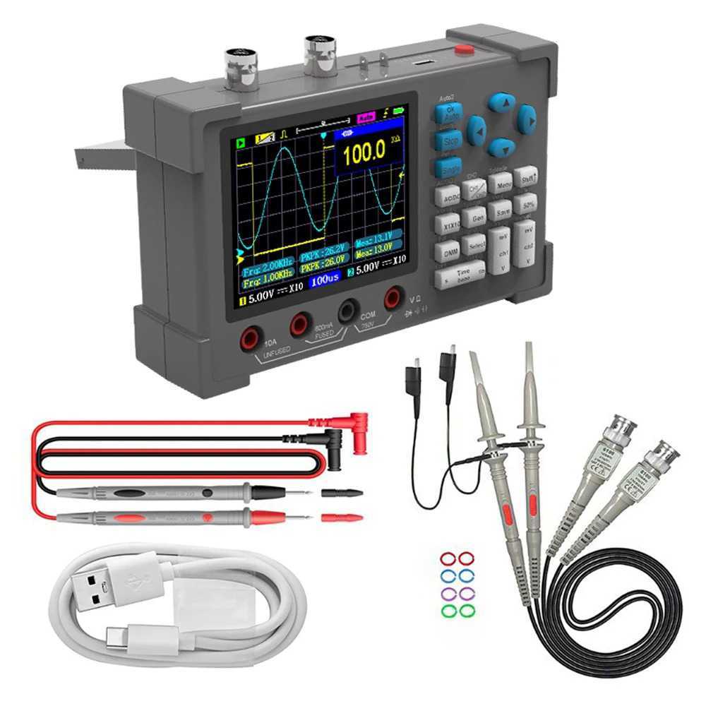 Oscilloscope Digital 3in1 Multimeter Signal Generator