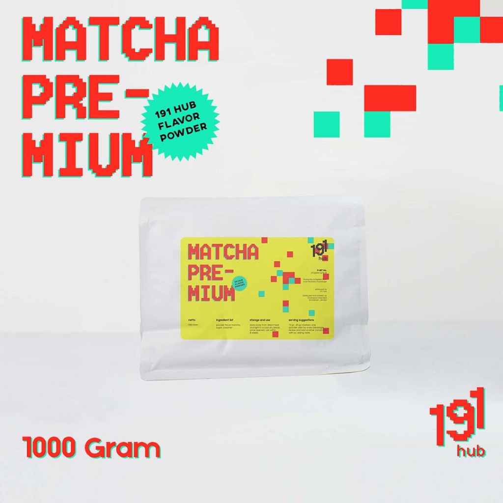 

matcha premium flavour powder | 191 hub