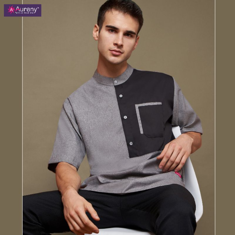 AURANY | Baju Koko Lengan Pendek Casual Pria Dewasa Ak 11 by Aurany