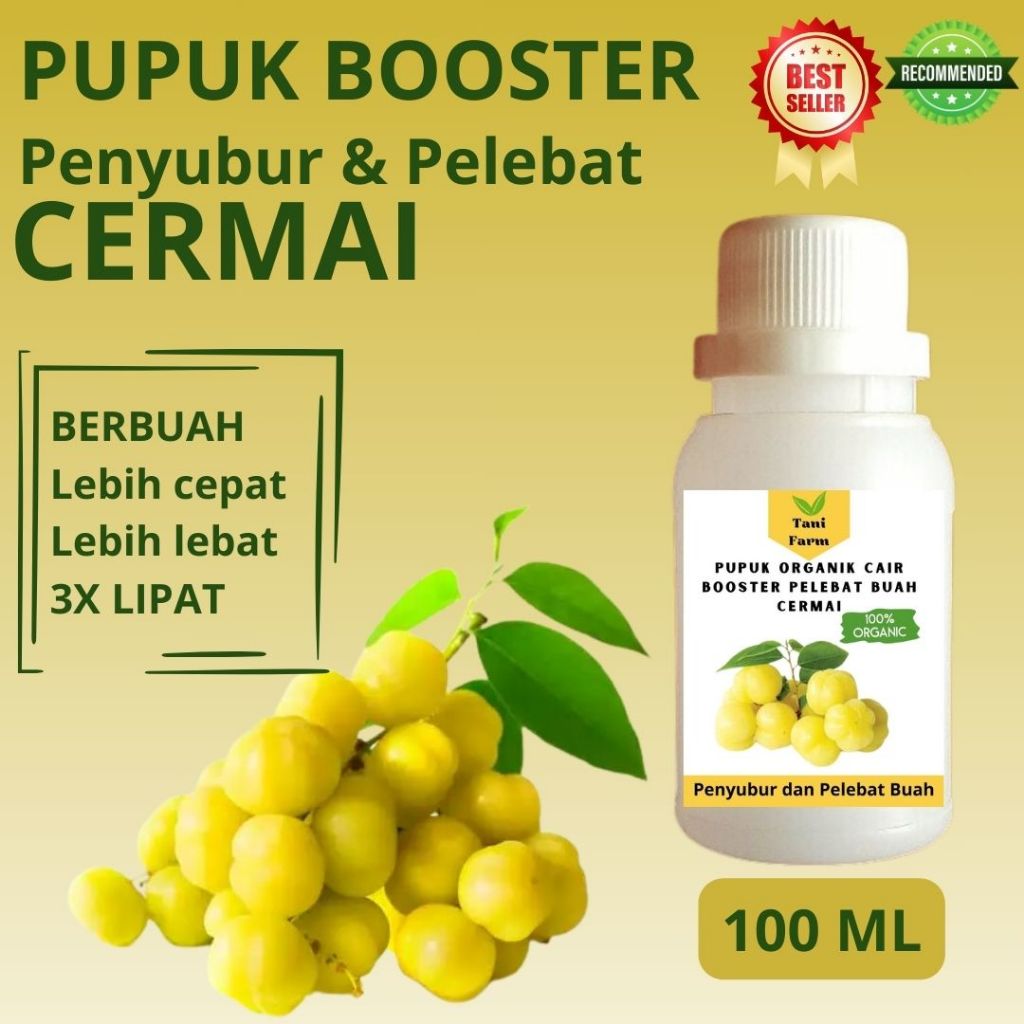 Pupuk Organik Cair / Pupuk Cermai / Pupuk Pelebat Cermai / Pupuk Booster Cermai Berbuah lebat