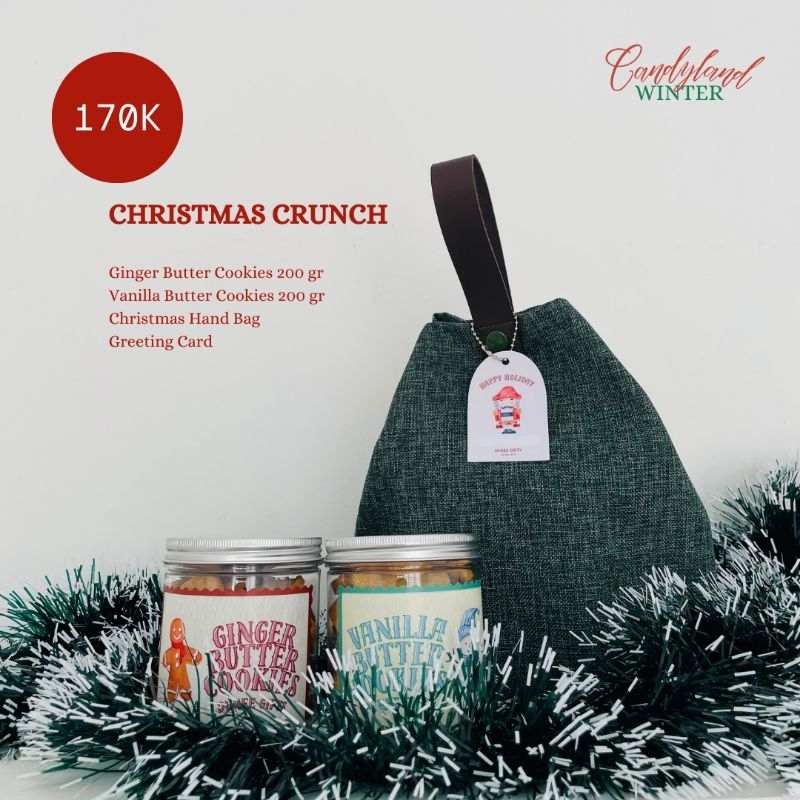 

Christmas Crunch - Hampers Natal & Akhir Tahun Duree Gifts, dengan Vanilla & Ginger Butter Cookies