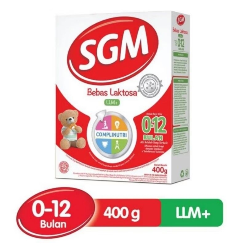 SGM susu bebas laktosa LLM free lactose 200 gr dan 400 gr
