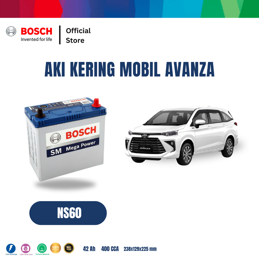 Aki Mobil Toyota Avanza Bosch MF NS60