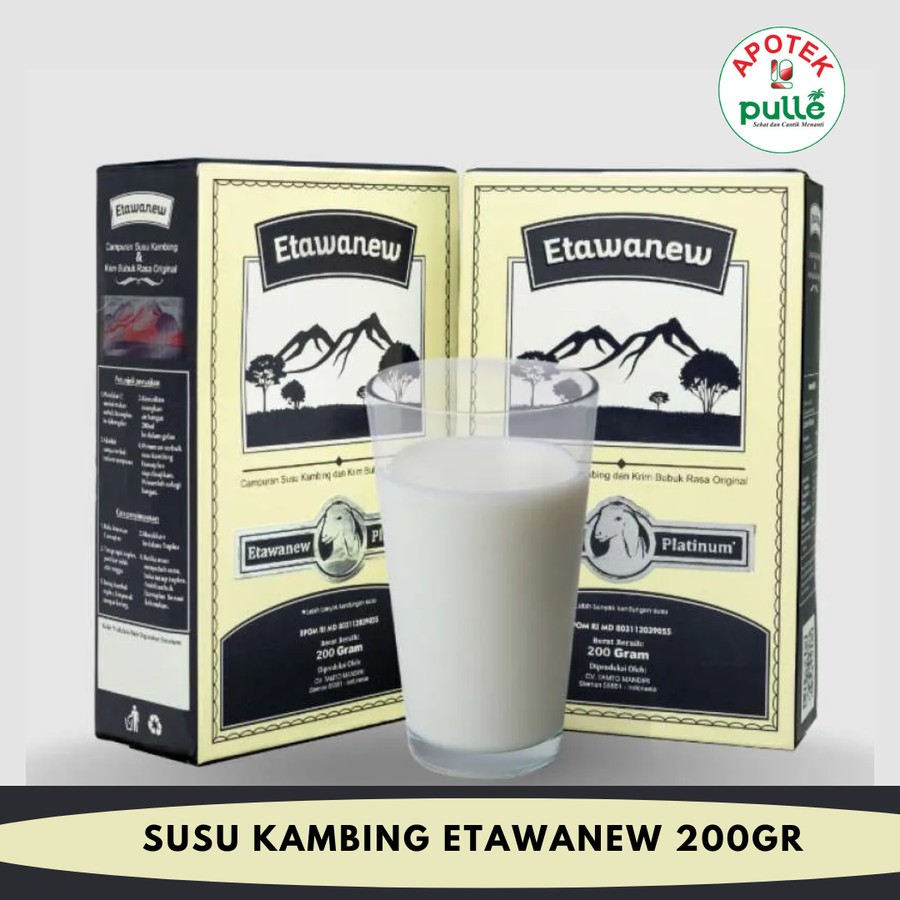 

ETAWANEW PREMIUM SUSU KAMBING BUBUK 200 GRAM