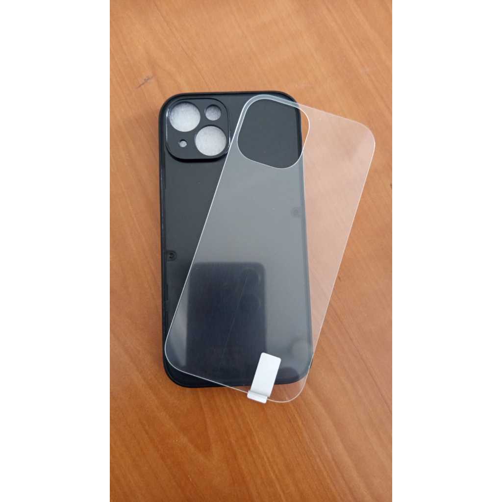 Case Iphone 15   Temperedglass Rubber protection polos sublimasi custom casing HP