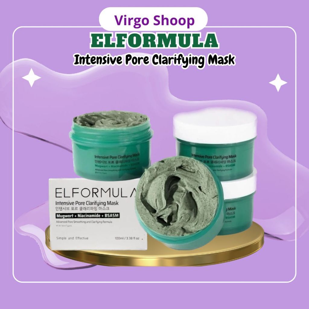 ❤️VIRGO❤️ ELFORMULA Intensive Pore Clarifying Mask - Masker Wajah - Elformula - Virgo Shoop