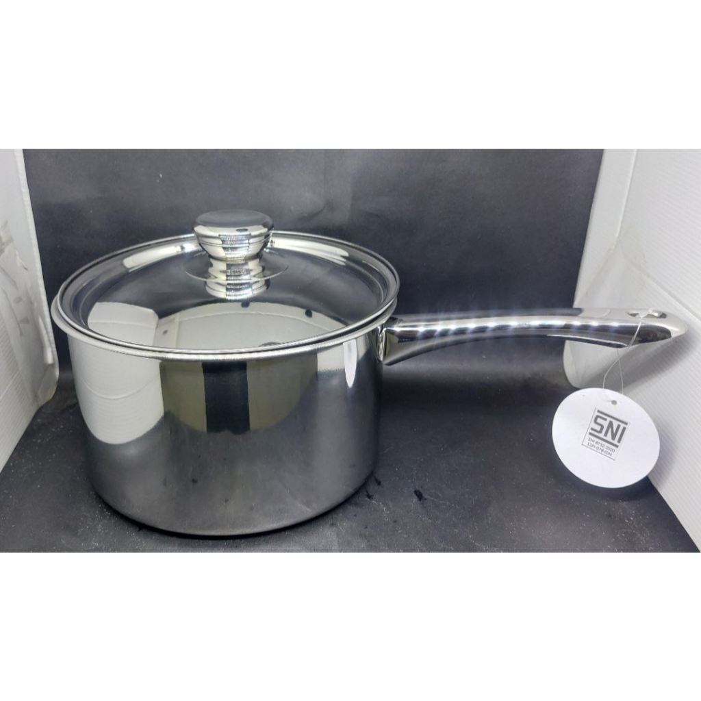 Panci Susu 18 cm / Saucepan Stainless MorganWare BIma