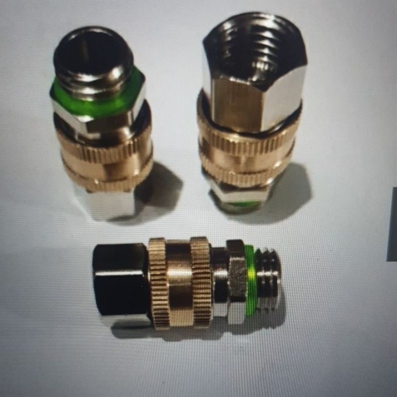 Nepel Anti Kusut Selang Kompresor Connector Swivel Drat 1/4