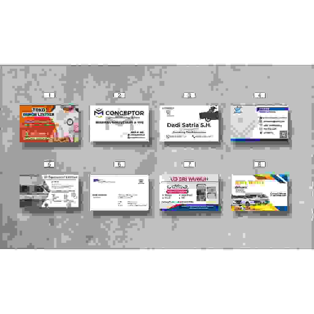 

Kartu Nama Isi 100pcs FREE DESIGN + Kotak Kartu