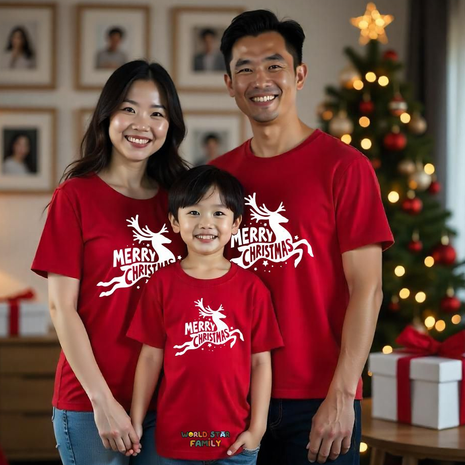 WSF BAJU NATAL KELUARGA KAOS NATAL KAOS NATAL KELUARGA BAJU NATAL WANITA BAJU NATAL ANAK KAOS MERRY 