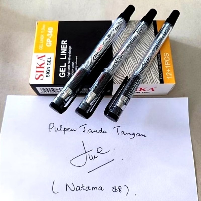 

1 Pcs Pulpen Tanda Tangan Sika GP 340 HITAM