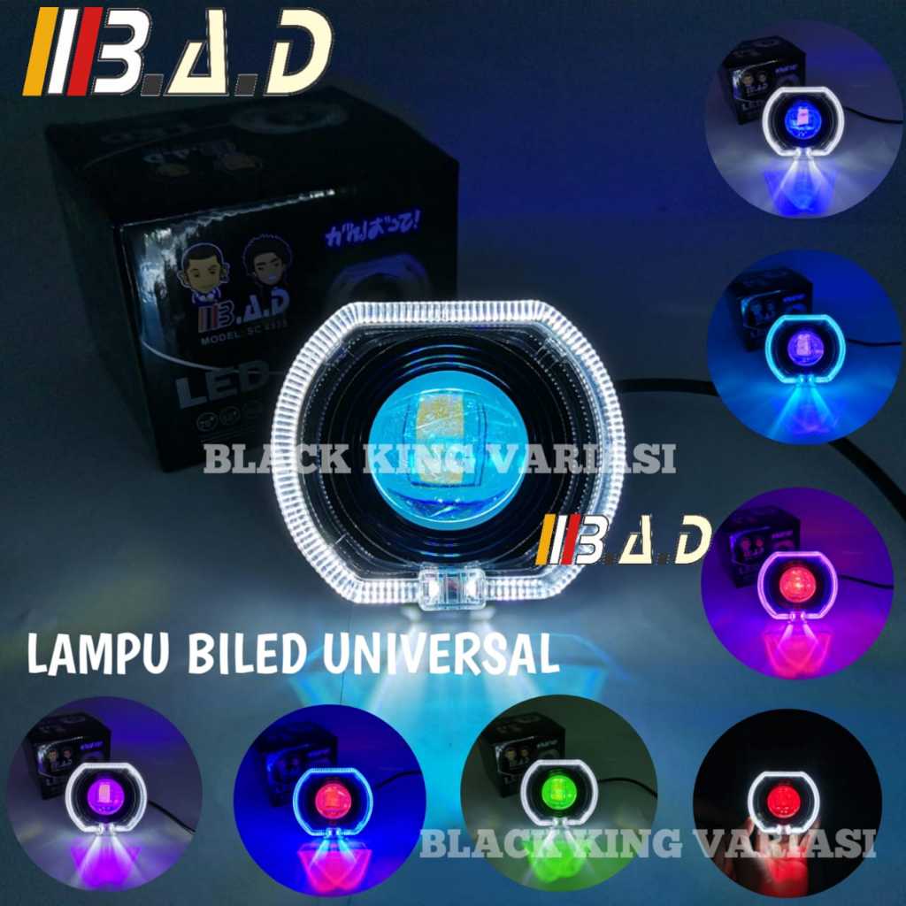 Lampu Biled Ala Ala 4,5 inch Universal Lampu Tembak Biled Projie Lampu Tembak Led Projie Biled Led P