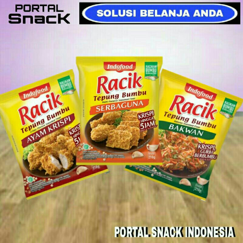 

RACIK Tempung Bumbu 210gr Bakwan/Ayam Krispi/Serbaguna