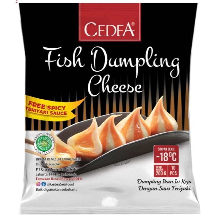 

Cedea Fish Dumpling Cheese 200 Gram - Harga Hemat