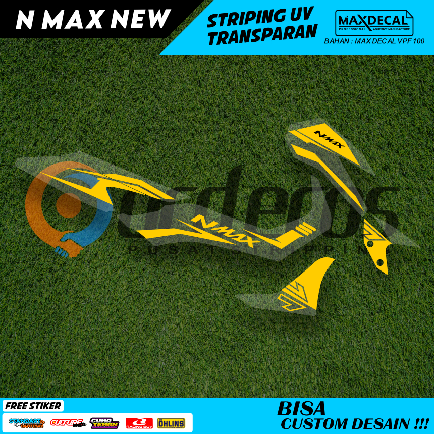 striping nmax new thailand transparan old modifikasi motif terbaru minimalis racing stiker nmax 06