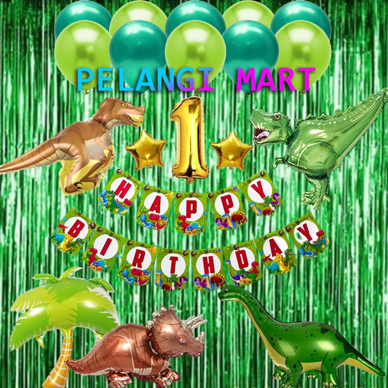 Paket Dekorasi Ulang Tahun Dinosaurus