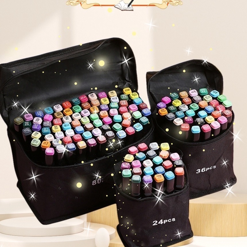 

HJ6 MOKA 48PCS SPIDOL TOUCH ART MAKER GRAPHIC ART MAKER PEN COLOR SPIDOL WARNA MKP58