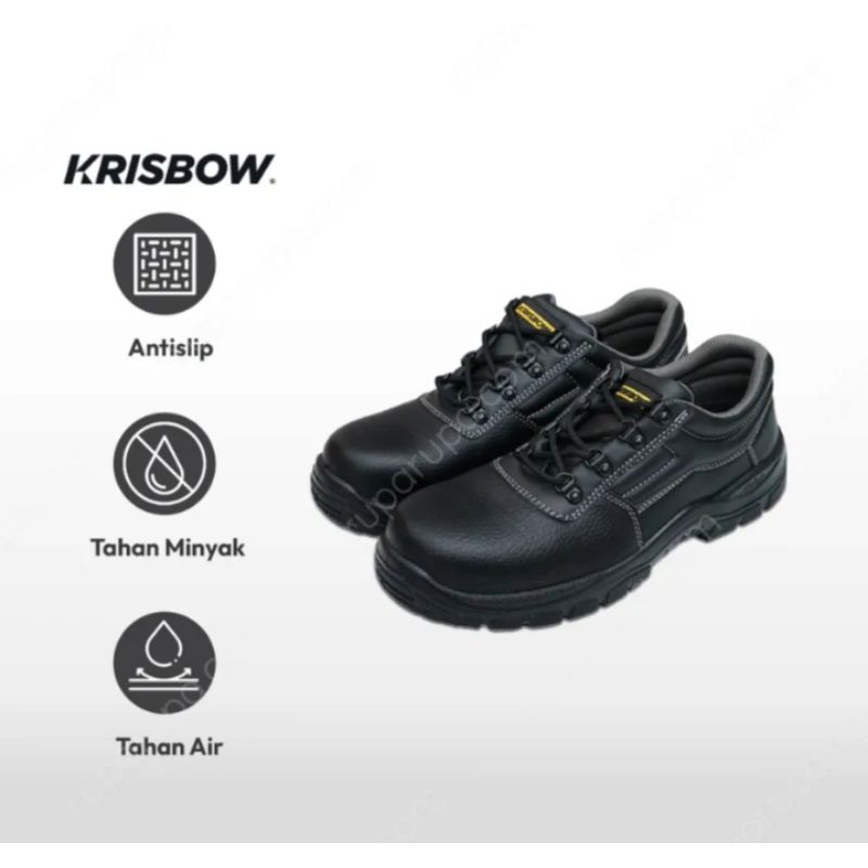 krisbow hercules sepatu penggaman 4 inci srss hitam