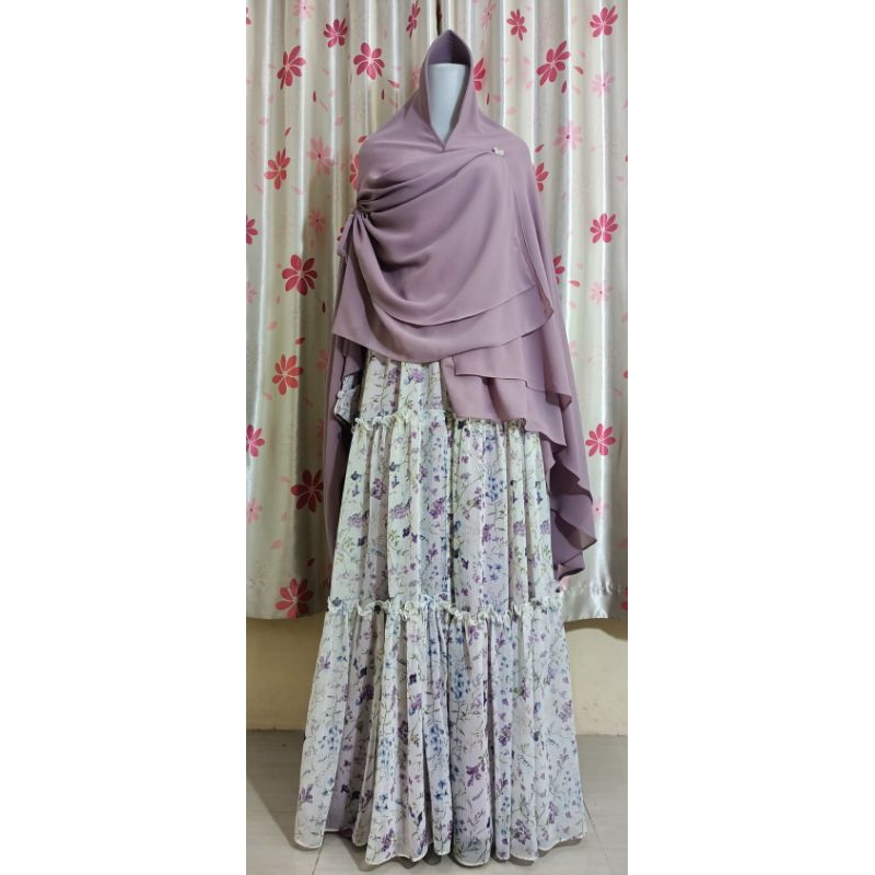 Fatima Khimar Atelier Angelina Dusty Purple