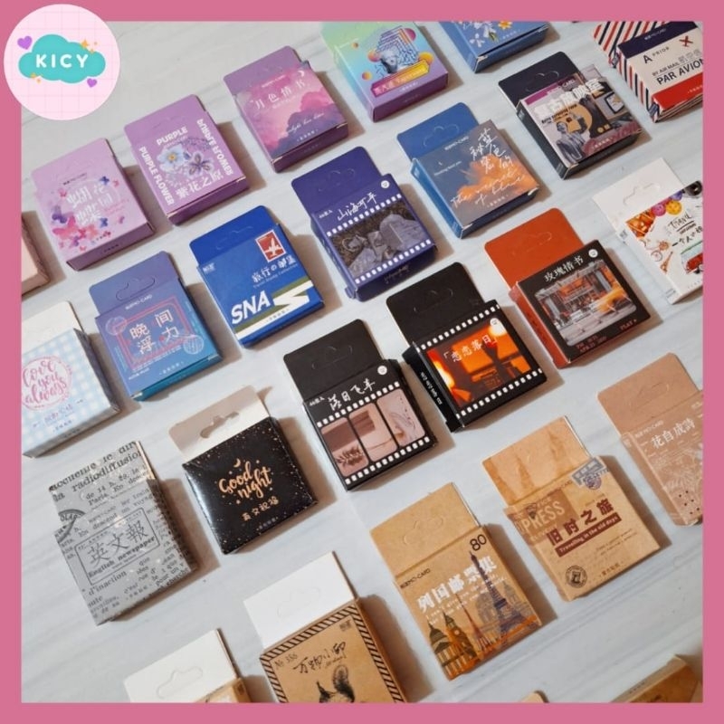 

[KICY] 10 Lembar Stiker DECO ECER Part 1 Stiker Vintage Murah Stiker Notebook Planner Scrapbook Journal Bujo DIY