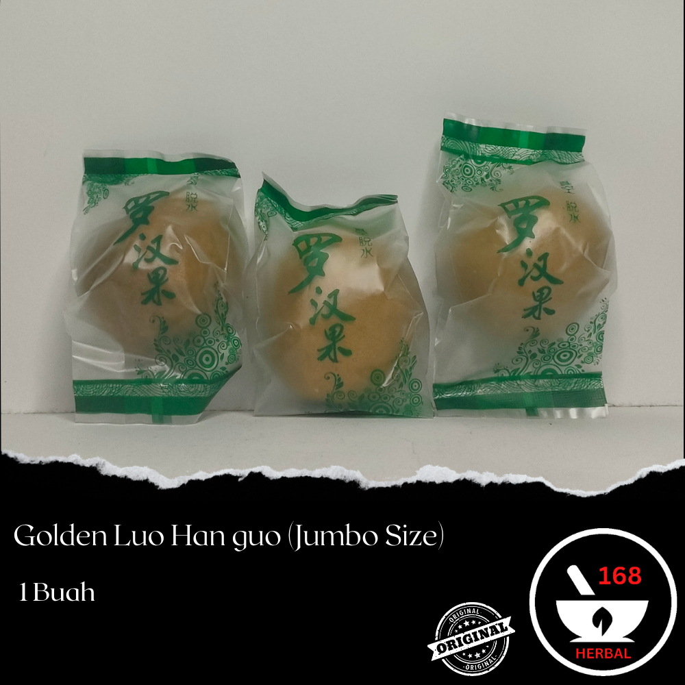

JUMBO - Golden Lohankuo / Premium Gold Monk Fruit Luo Han Kuo / Lo Han Guo