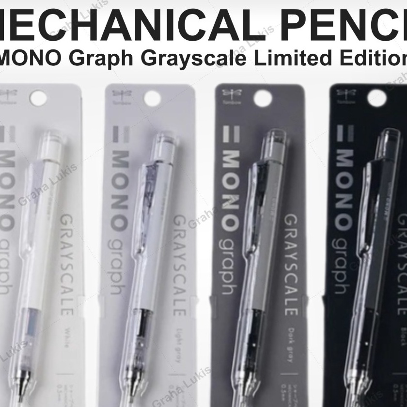 

Cepat Tombow Mono Graph GRAYSCALE Mechanical Pencil 5mm