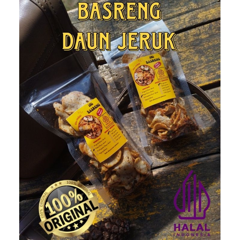 

COD Basreng Daun Jeruk 50 gram - Tipis Koin Pipih Renyah