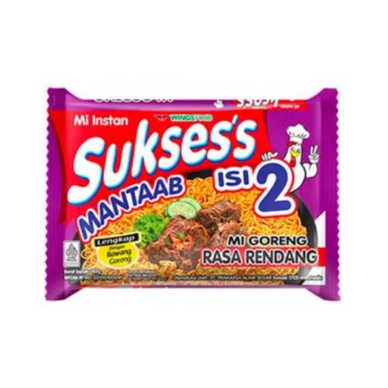 

Suksess Isi 2 Mie Goreng Rendang 132gr