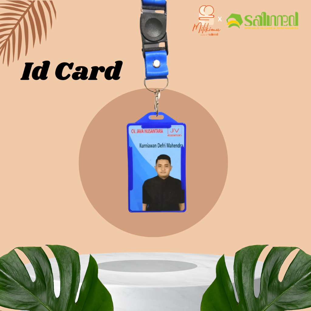 

ID Card Custom, Kartu Member, Kartu Pengenal | Bahan PVC Tahan Air, Anti Pudar, Awet