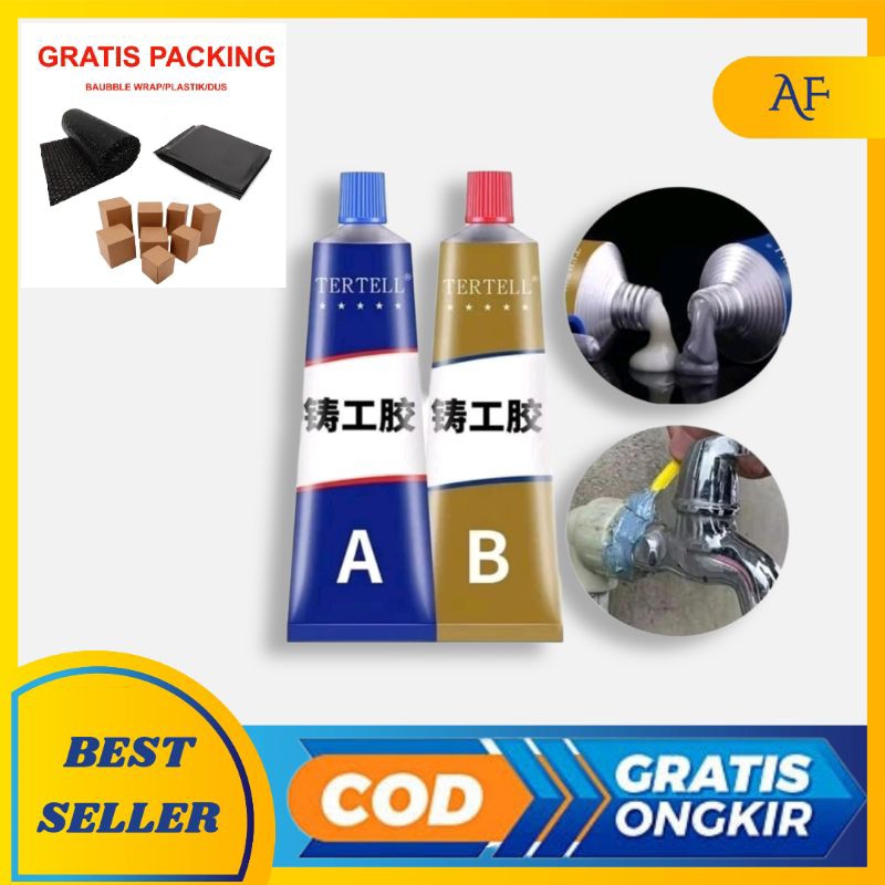 ✅AB lem kastor lem epoxy lem besi 20 gram lem super kuat lem baja lem pipa lem kran lem serbaguna