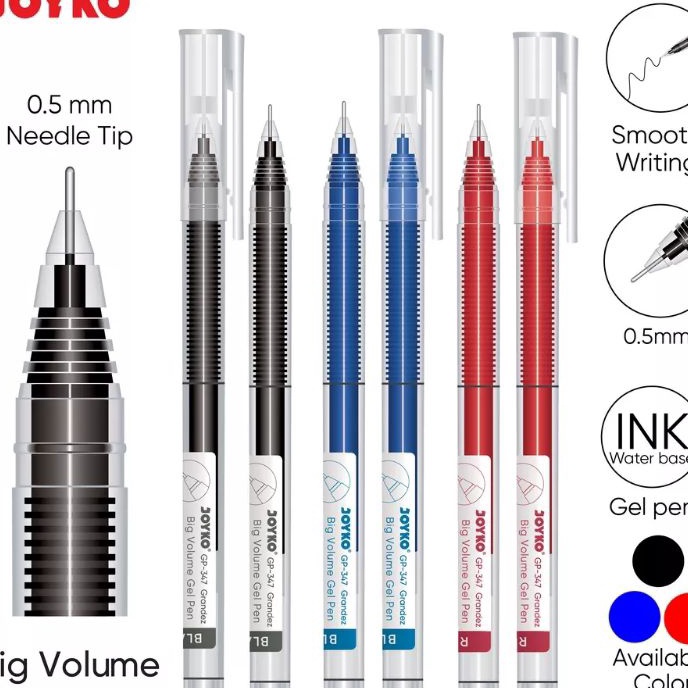 

Boom Pulpen Gel Joyko Gp347 Grandez 5mm 1pak12 pcs