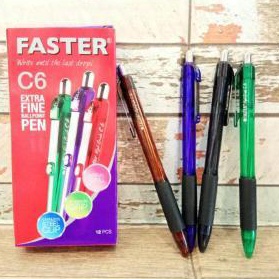 

Potongan D Pulpen Faster C6 12 pcs