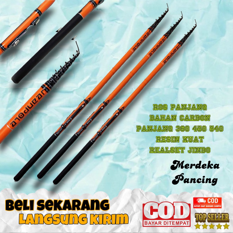 joran tegek oregon sport kolong set 360 450 540cm