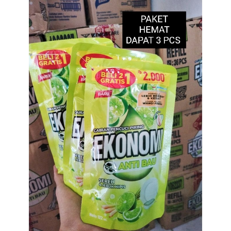SABUN CUCI PIRING EKONOMI [ BELI 2 GRATIS 1 ] | EKONOMI CAIR | SABUN EKONOMI JERUK NIPIS | SABUN CUC