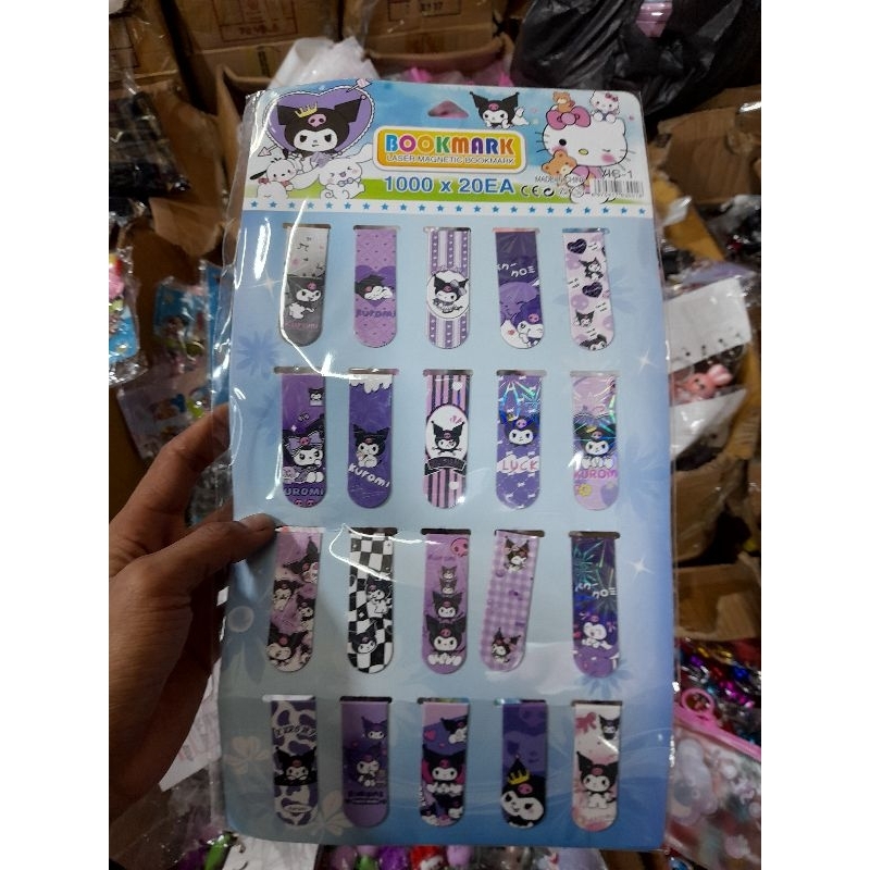 

mainan pembatas buku mahnet / pembatas buku