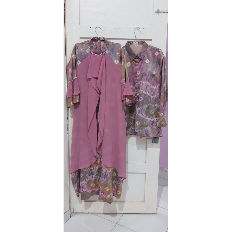 1 Set Dress Kemeja Jumputan NEW Murceee…