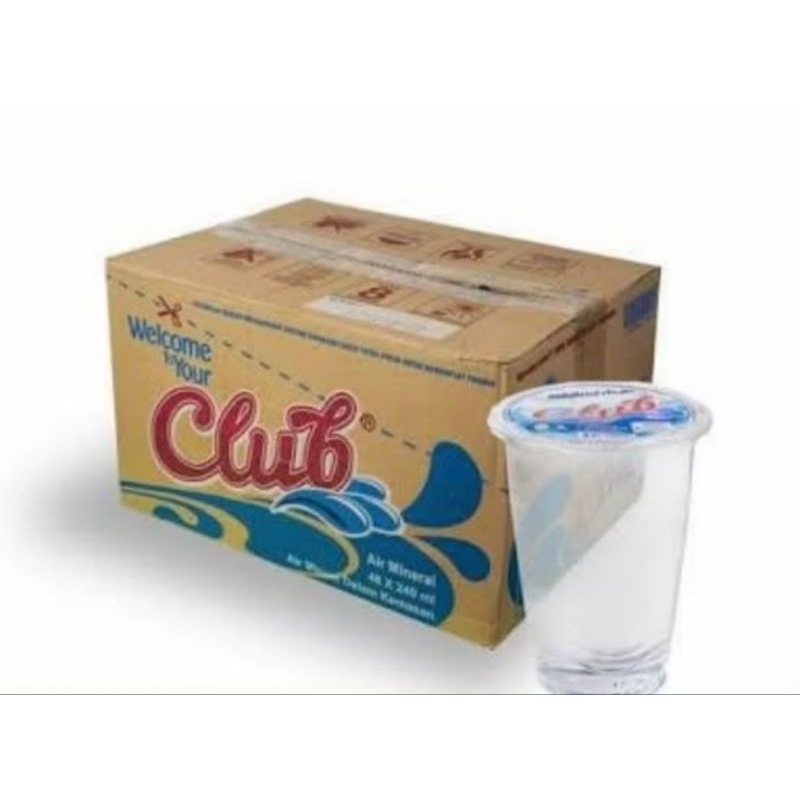 

club gelas air minum 220ml 1 dus