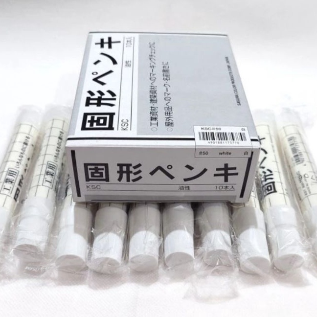 

KP8 Solid Marker Sakura Made In Japan Spidol permanent untuk industri Besi Beton Kayu Kaca Vl