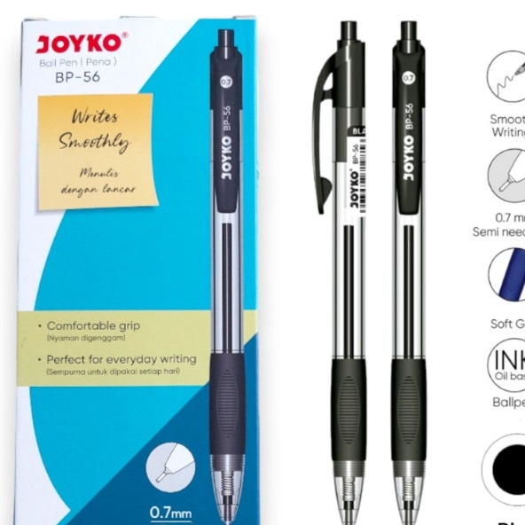 

Flash Sale 12pc PULPEN PEN JOYKO BP 56 NEEDLE TIP JARUM 7mm