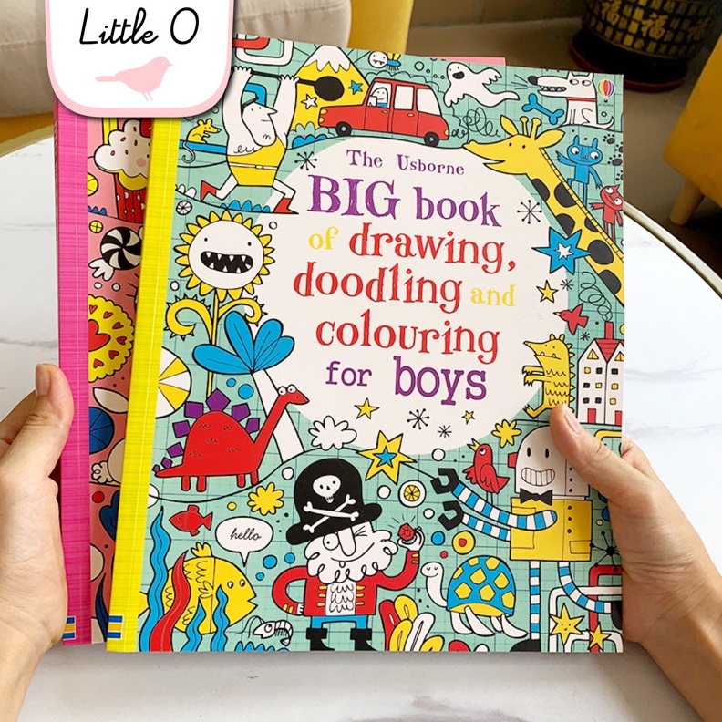 

Cashback 1 Pertama USBORNE BIG BOOK Drawing coloring noodling book buku impor mewarnai anak buku kreatifitas buku anak A6