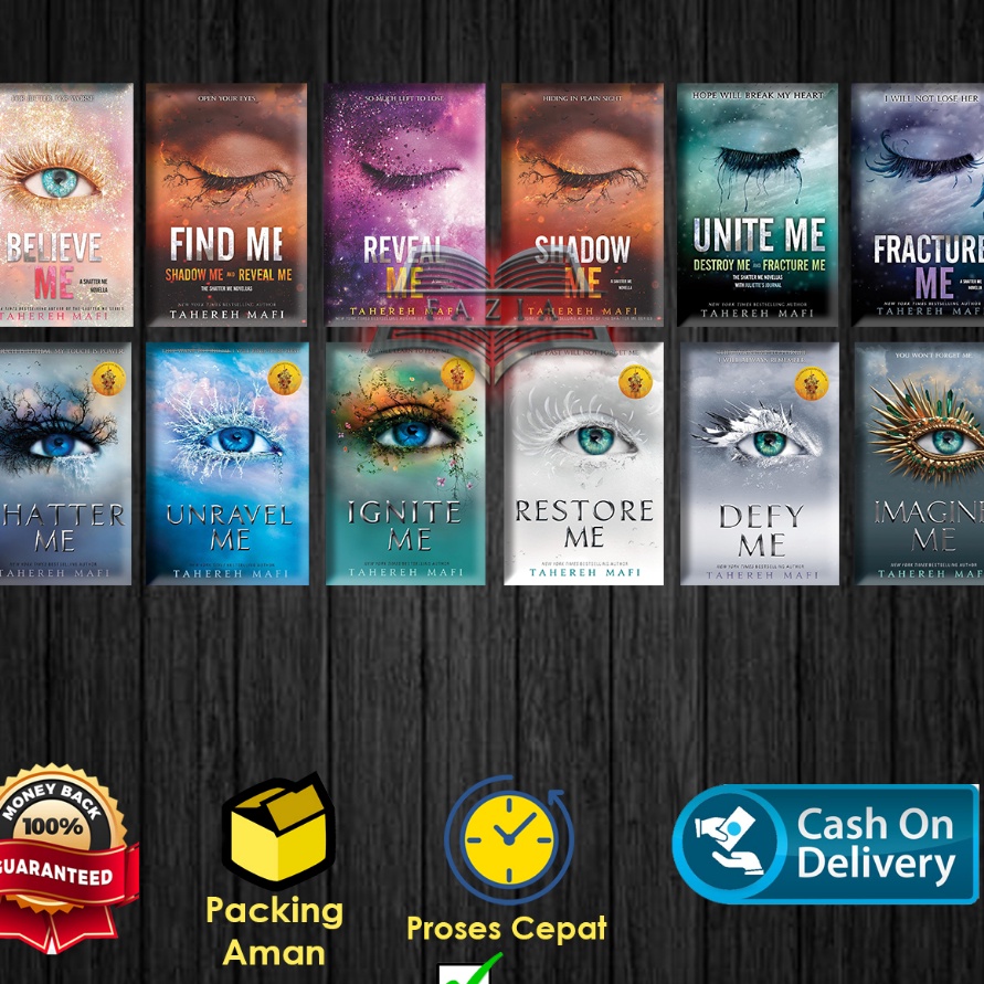 KP8 Shatter Me 6 book series by Mafi Tahereh IndonesiaEnglish