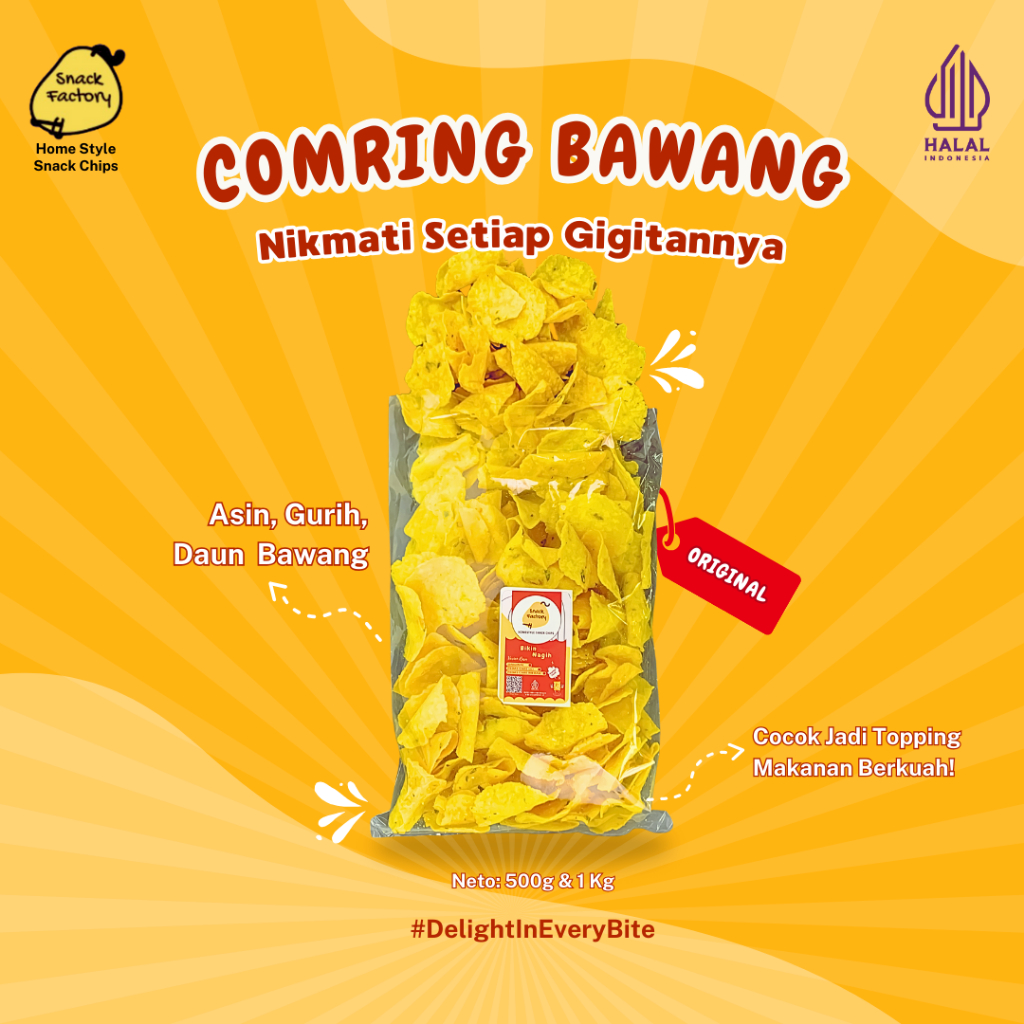 

SF Comring Bawang 500g & 1Kg Kicimpring Viral Khas Ciamis