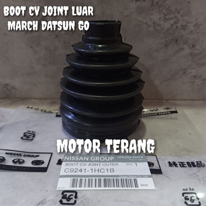 BOOT CV JOINT OUTER KARET BOOT CV JOINT LUAR NISSAN DATSUN GO MARCH