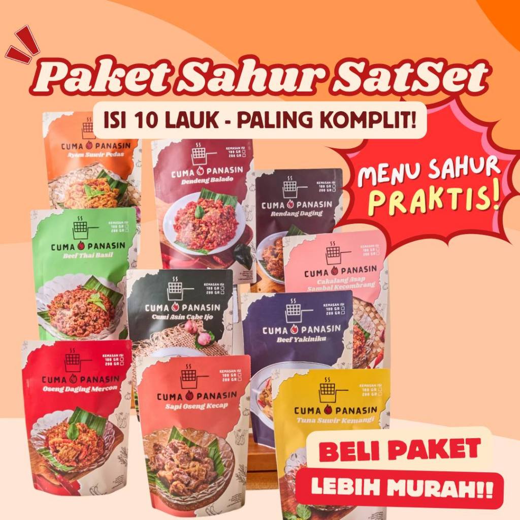 

PAKET SAHUR SAT SET - Cuma Panasin