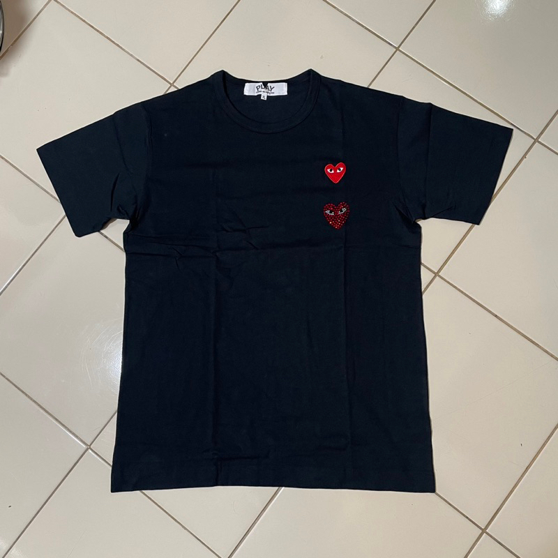 CDG Play Love Beads Black Tshirt second