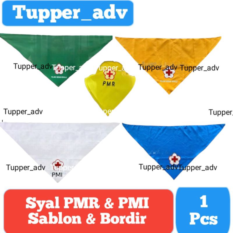Syal Slayer PMI & PMR madya Wira Hasduk PMR PMI Sablon & Bordir