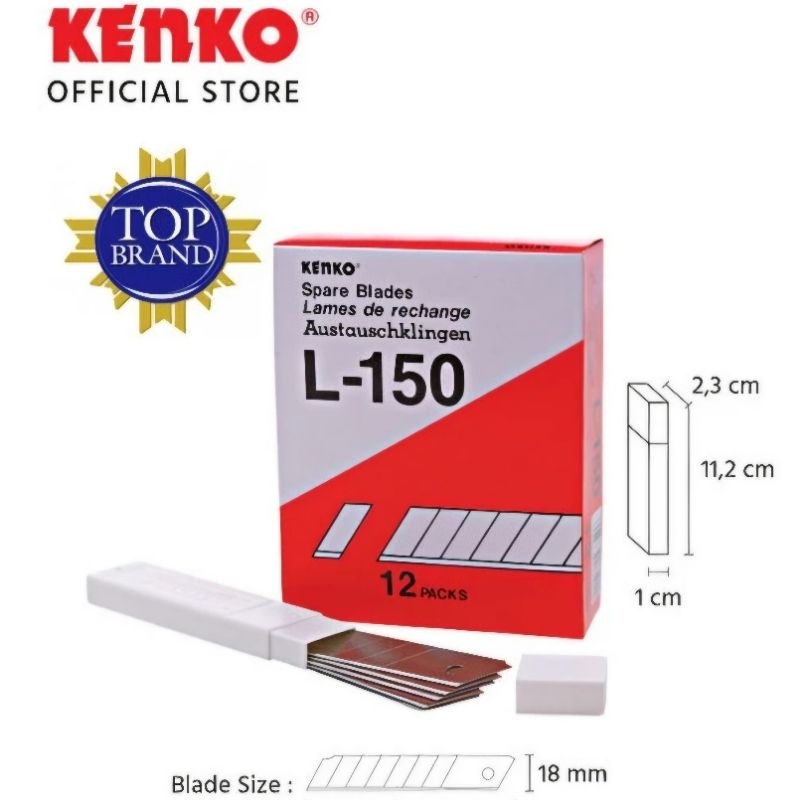 

Isi pisau pemotong / isi Cutter Kenko L-150