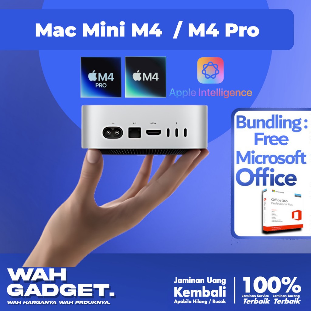 Mac Mini M4 Pro 2024 New Garansi 1 Tahun