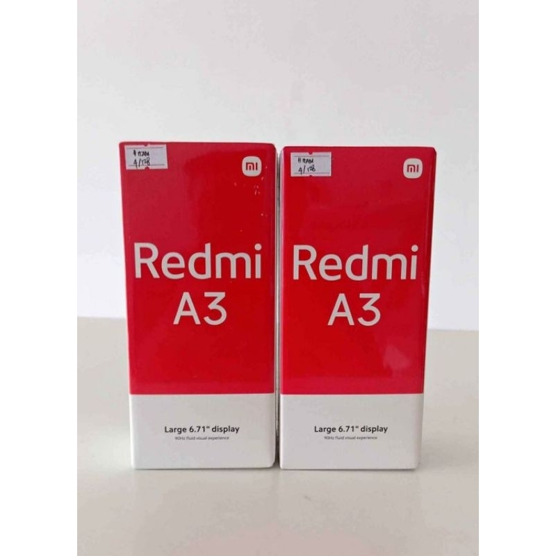 XIAOMI REDMI A3 RAM 4/128GB 100% BARU SEGEL DAN BERGARANSI RESMI
