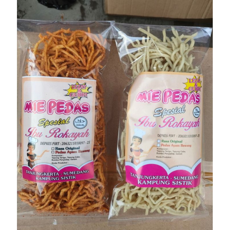 

mie pedas stik spesial ibu rokayah 250gr